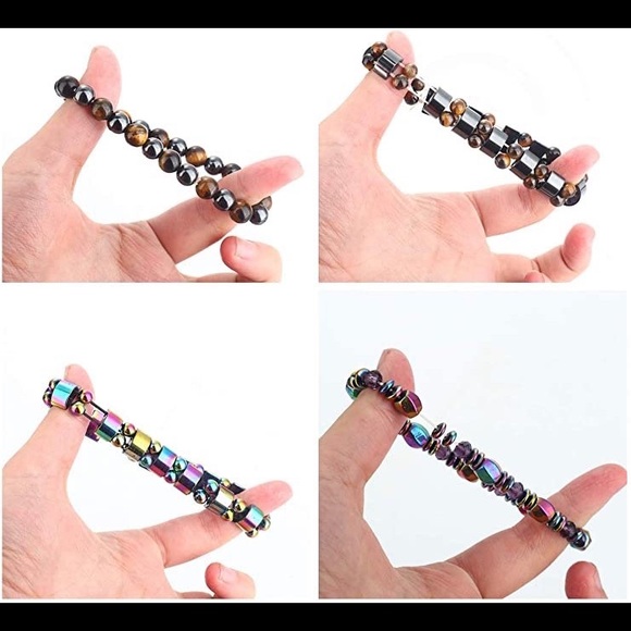 Hematite bracelets for men and women - Picture 5 of 8